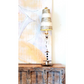 Lucas & McKearn Birdland 45" Cream Buffet Table Lamp With Cone-Shape Shade and Crystal Accents