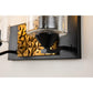 Lucas & McKearn Bocage 2-Light Matte Black & Antique Gold Wall Light With Seeded Clear Glass Cylinder Shade