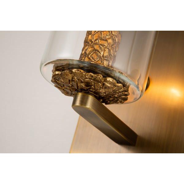 Lucas & McKearn Bolivar 1-Light Antique Brass Candle Style Wall Light