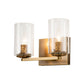 Lucas & McKearn Bolivar 2-Light Antique Brass Candle Style Wall Light