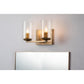Lucas & McKearn Bolivar 2-Light Antique Brass Candle Style Wall Light