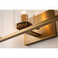 Lucas & McKearn Bolivar 3-Light Antique Brass Candle Style Wall Light