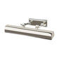 Lucas & McKearn Chawton 16" Polished Nickel 2-Light Metal Picture Light