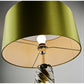 Lucas & McKearn Dalrymple 27" Smokey Olive Green Table Lamp With Clear Twisted Glass and French Wire