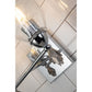 Lucas & McKearn Felice 2-Light Polished Chrome Wall Light With Flame-Shaped Silver Accents