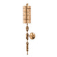 Lucas & McKearn Fragment 1-Light Gold Wall Light With Cylindrical Shade