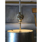 Lucas & McKearn Fragment 1-Light Silver Small Pendant With Cylindrical Shade