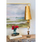 Lucas & McKearn Fragment 40" Gold Buffet Table Lamp With Coned-Shaped Shade
