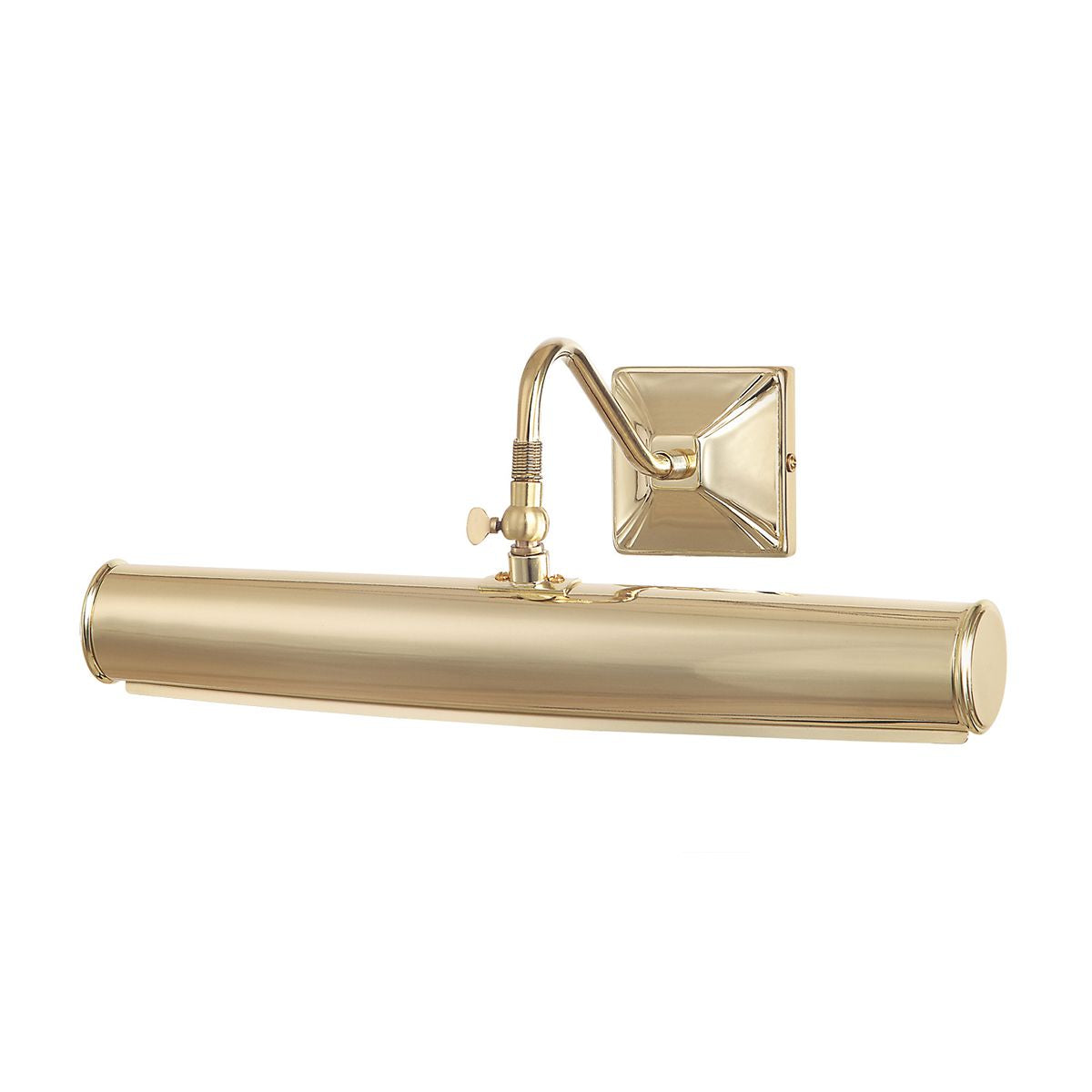 Lucas & McKearn Leo 14" Polished Brass 2-Light Metal Picture Light