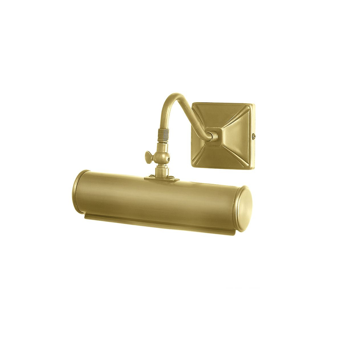 Lucas & McKearn Leo 8" Aged Brass 1-Light Metal Picture Light