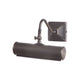Lucas & McKearn Leo 8" Dark Bronze 1-Light Metal Picture Light