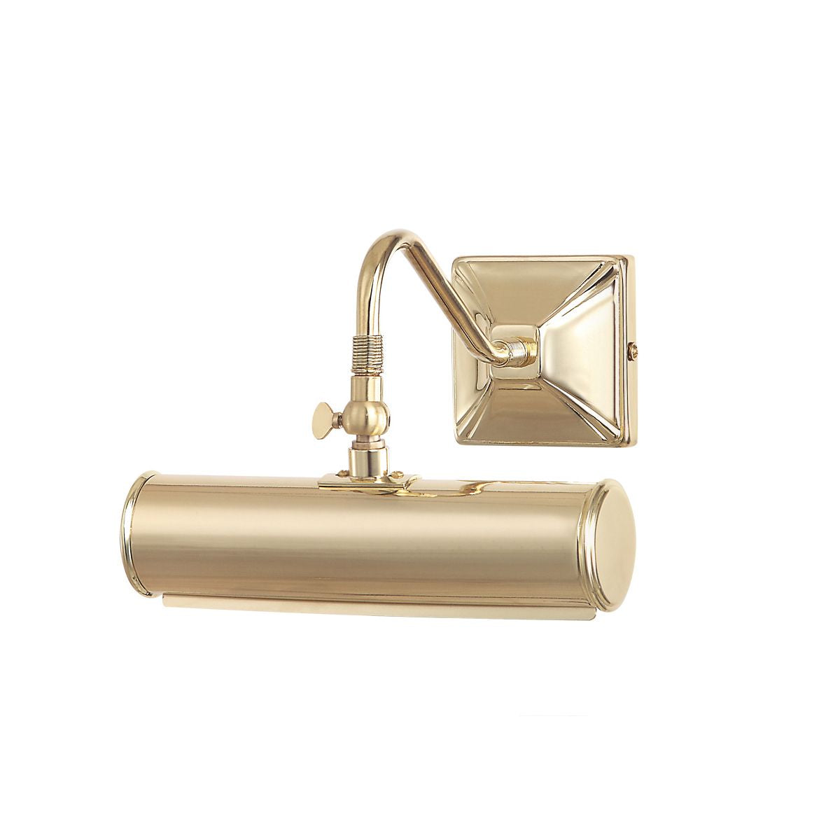 Lucas & McKearn Leo 8" Polished Brass 1-Light Metal Picture Light