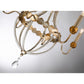 Lucas & McKearn Louis 6-Light Distressed Gold & Silver Chandelier
