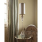 Lucas & McKearn Madison 10" Cream Ivory Buffet Table Lamp With Cylinder-Shaped Shade