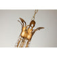 Lucas & McKearn Monteleone 3-Light Antique Gold Chandelier