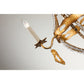 Lucas & McKearn Monteleone 3-Light Antique Gold Chandelier