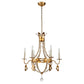 Lucas & McKearn Monteleone 6-Light Antique Gold Chandelier