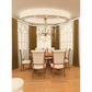 Lucas & McKearn Mosaic 10-Light Gold Leaf Two-Tier Chandelier With Multi-Size Hand Painted Resin Pieces
