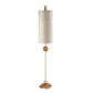 Lucas & McKearn Nettle 40" Gold Buffet Table Lamp With Cylinder-Shaped Shade