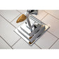 Lucas & McKearn Vetiver 1-Light Polished Chrome Wall Light With Acorn-Gold Accent