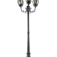 Lutec 3-Head White Outdoor Post Light - 7120314012