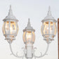 Lutec 3-Head White Outdoor Post Light - 7120314053