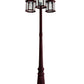 Lutec 3 Heads Outdoor Post Light - 7150630272