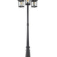 Lutec 4 Face 3-head Post Light - 7205601012