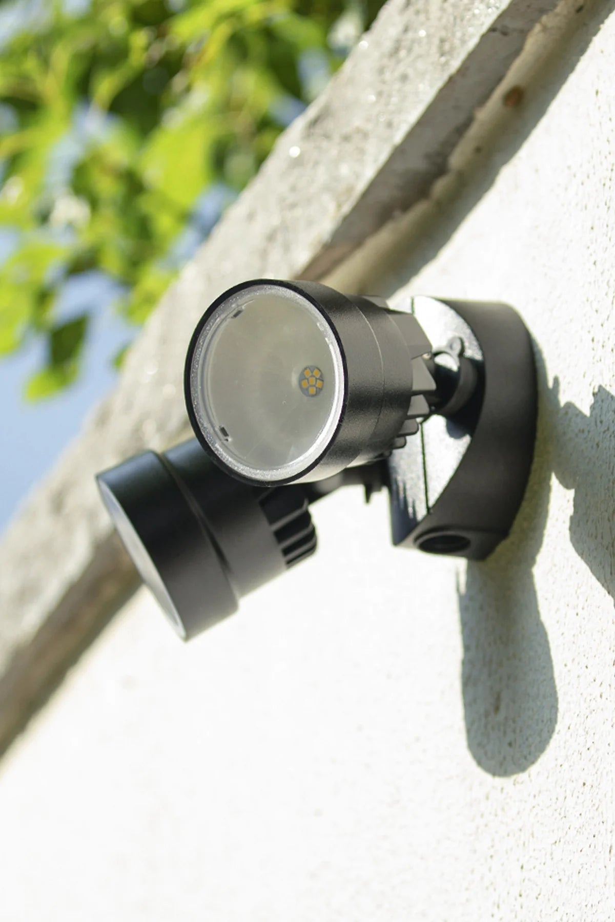 Lutec LED 2 Head Black Floodlight - P6221B