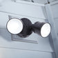 Lutec LED 2 Head Black Floodlight - P6221B