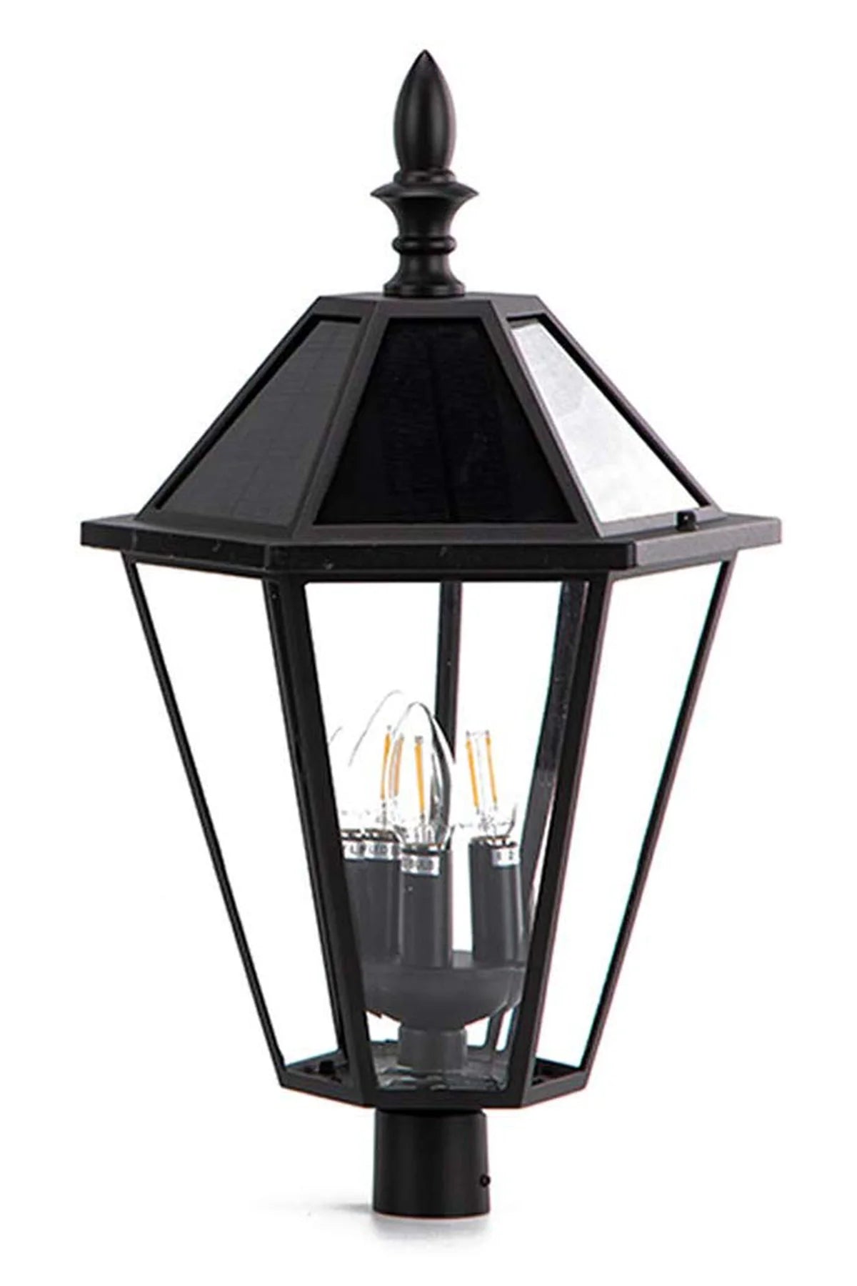 Lutec London Solar Post Light Head Only - 12513LE4-SL-Head