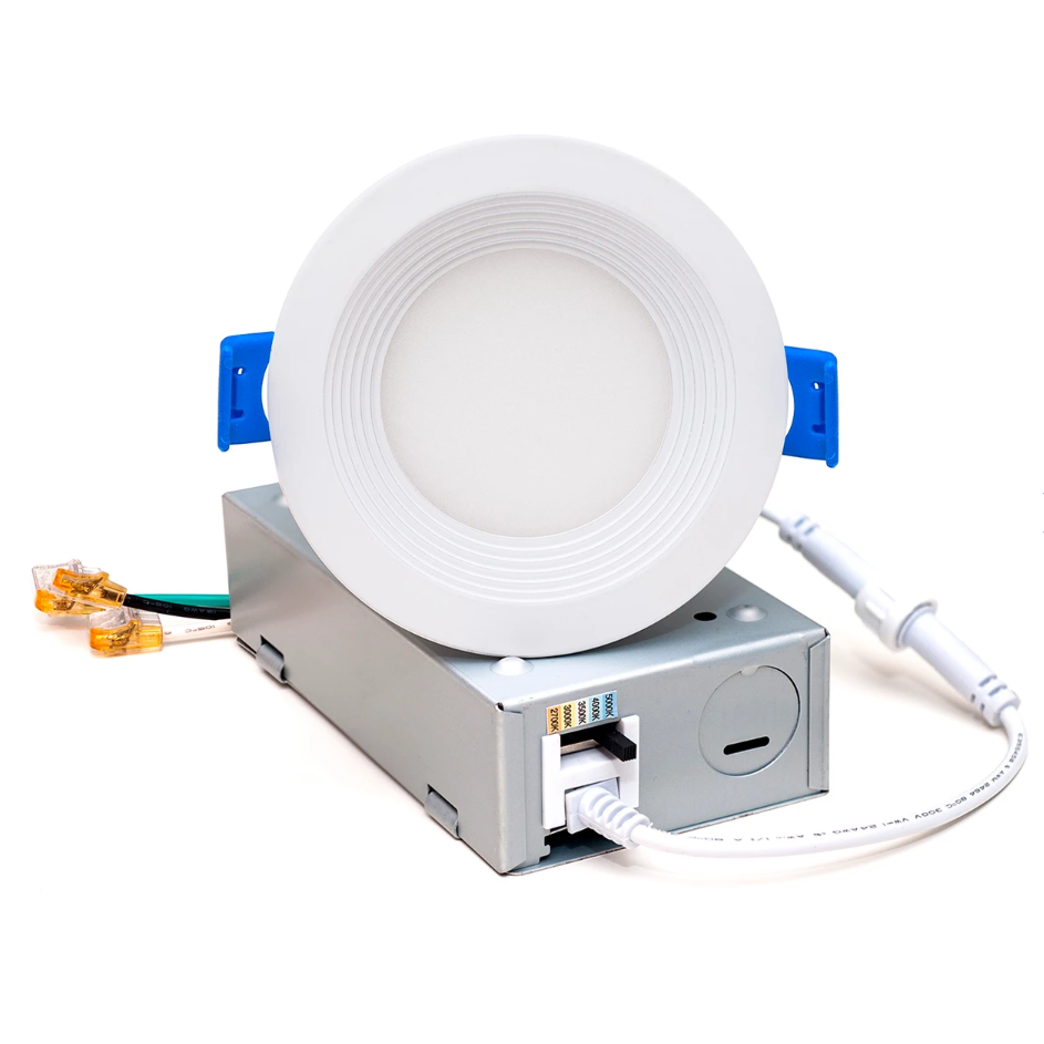 MW Lighting MRSD038WBA-5CCT 3" 5CCT Canless Ultra-Slim Recessed Light