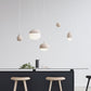 Mater Liuku Matt Lacquered FSC Certified Linden Wood Drop Pendant