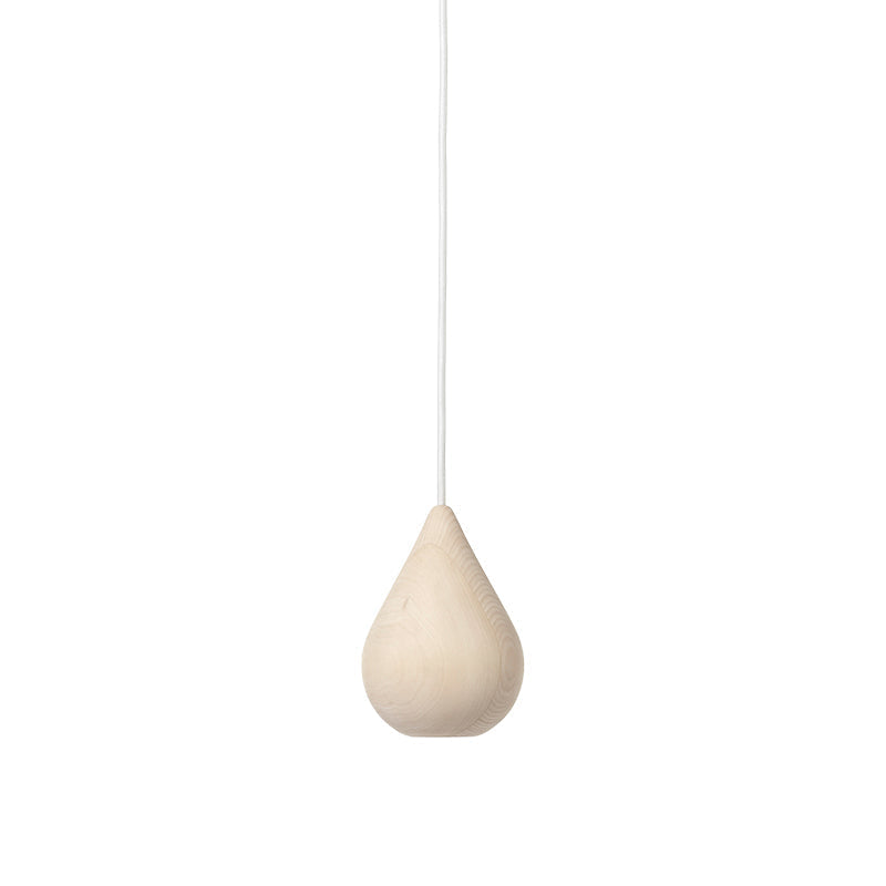 Mater Liuku Matt Lacquered FSC Certified Linden Wood Drop Pendant