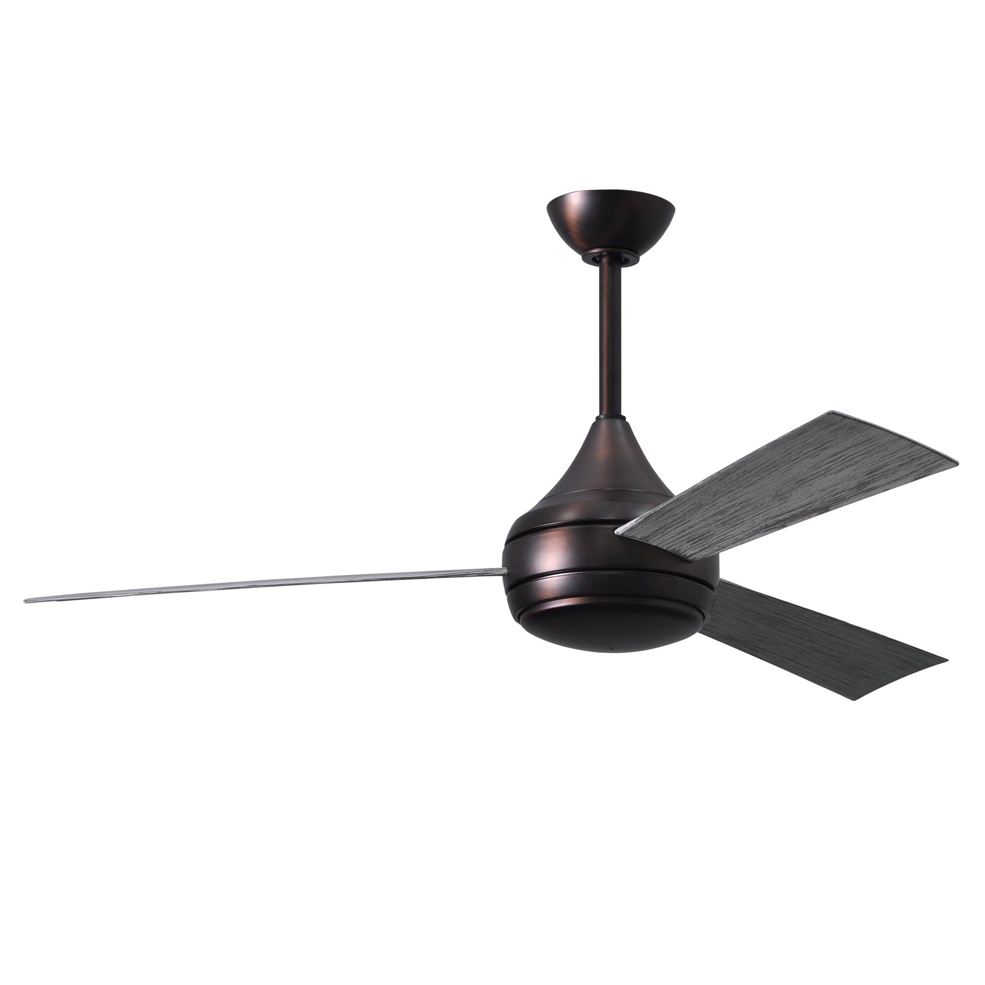 Matthews Fan Company Atlas Donaire 52" Brushed Bronze Ceiling Fan With ABS Blade In Barnwood Tone Finish