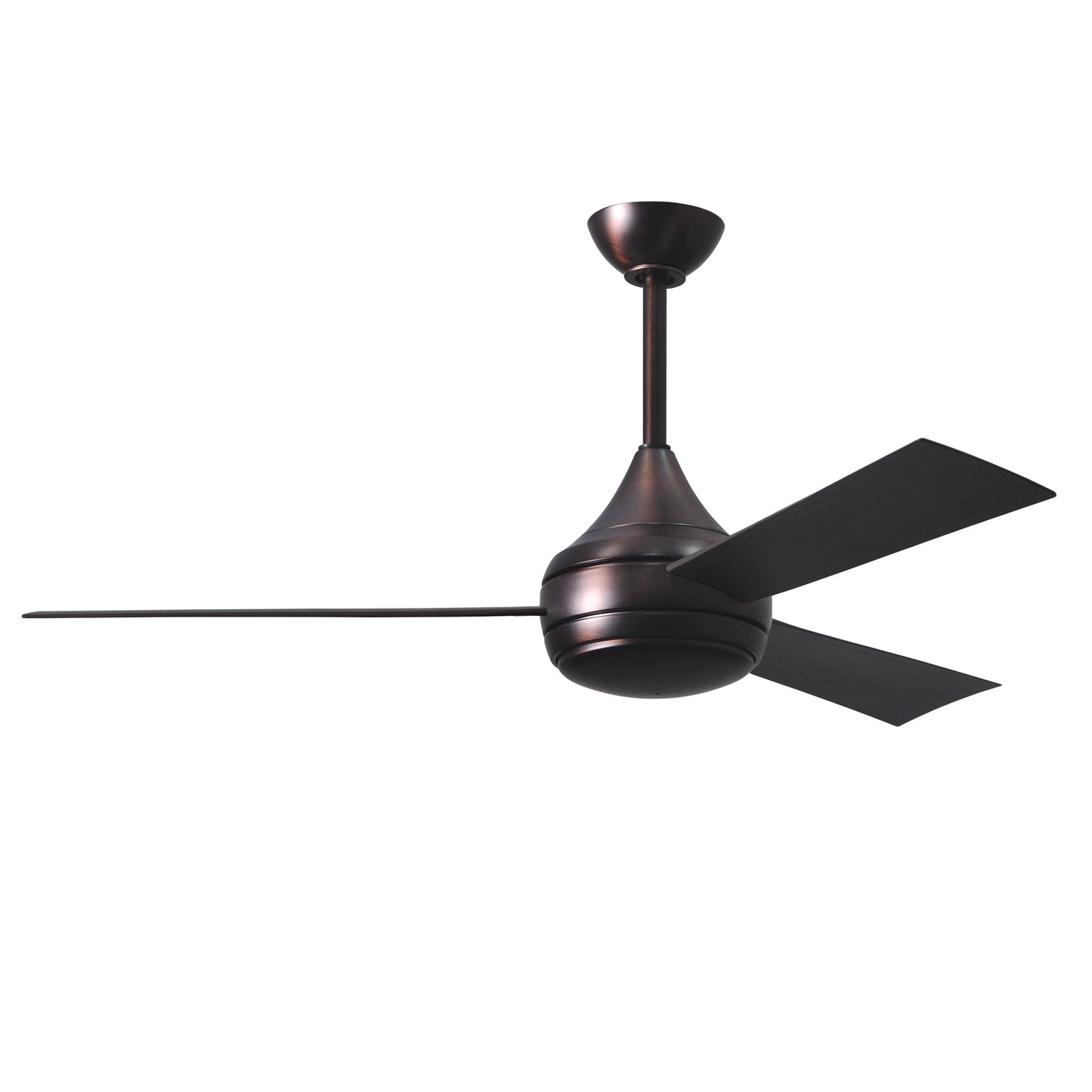 Matthews Fan Company Atlas Donaire 52" Brushed Bronze Ceiling Fan With ABS Blade In Brushed Bronze Tone Finish