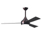 Matthews Fan Company Atlas Donaire 52" Brushed Bronze Ceiling Fan With ABS Blade In Brushed Bronze Tone Finish