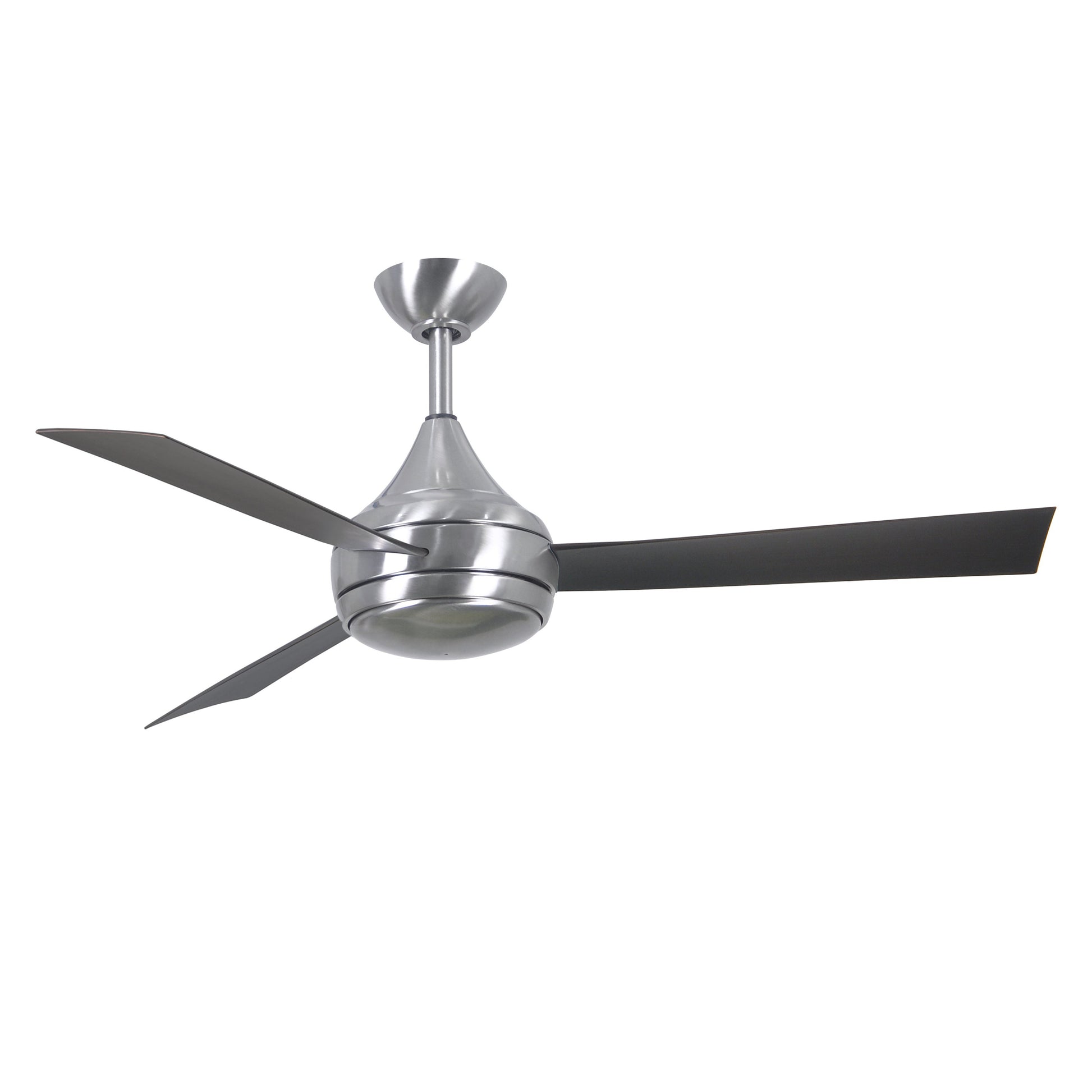 Matthews Fan Company Atlas Donaire 52" Brushed Stainless Ceiling Fan With ABS Blade In Brushed Bronze Tone Finish