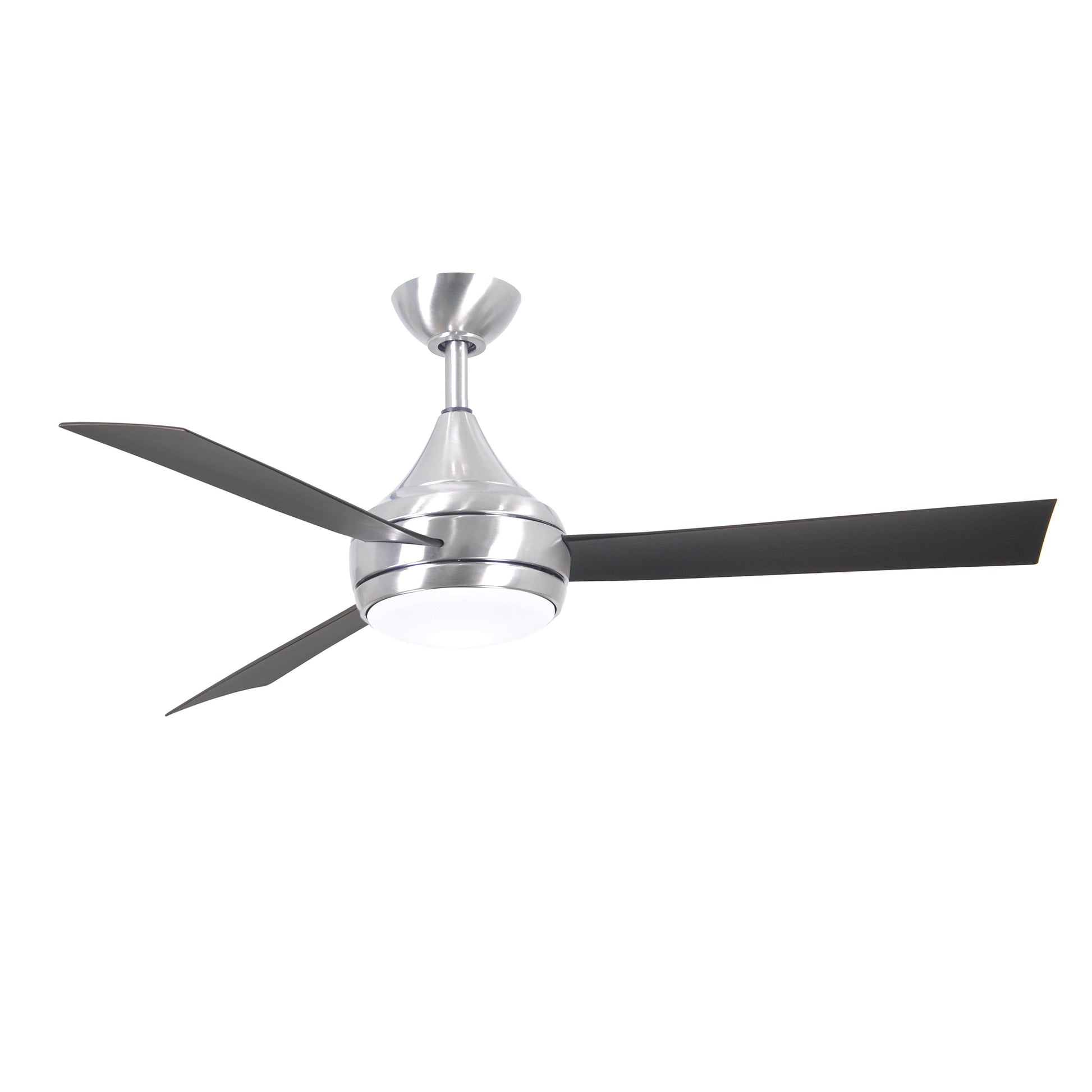 Matthews Fan Company Atlas Donaire 52" Brushed Stainless Ceiling Fan With ABS Blade In Brushed Bronze Tone Finish