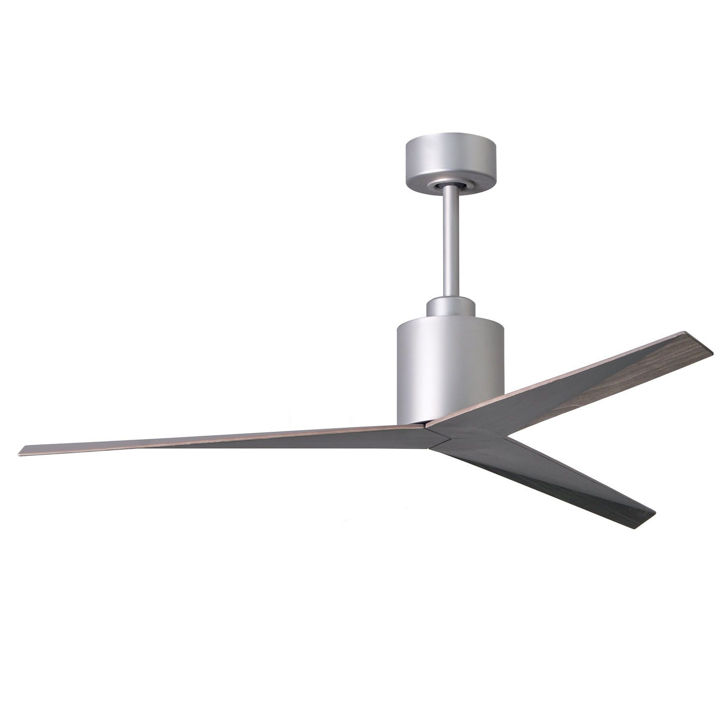 Matthews Fan Company Atlas Eliza 56" Brushed Nickel Ceiling Fan With ABS Blade In Old Oak Tone Finish