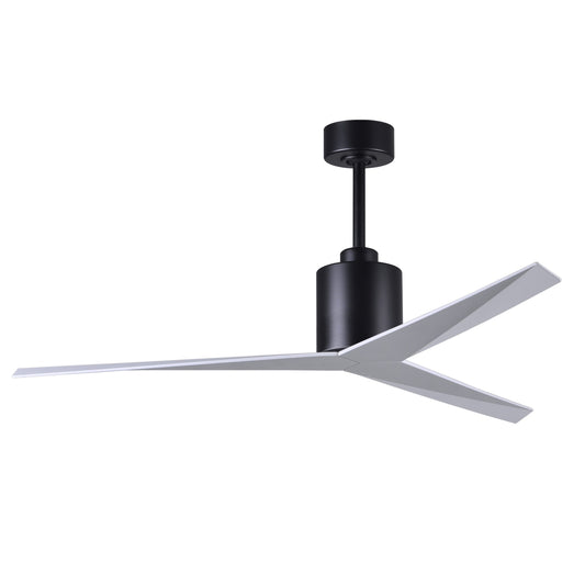 Matthews Fan Company Atlas Eliza 56" Matte Black Ceiling Fan With ABS Blade In Gloss White Finish