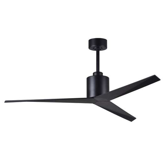 Matthews Fan Company Atlas Eliza 56" Matte Black Ceiling Fan With ABS Blade In Matte Black Finish