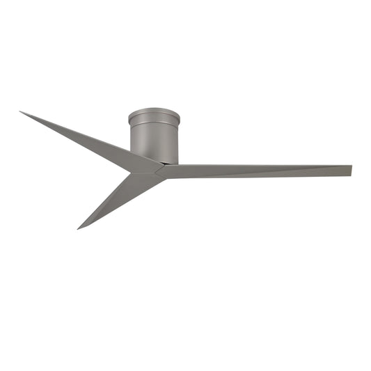 Matthews Fan Company Atlas Eliza-H 56" Brushed Nickel Ceiling Fan With ABS Blade In Brushed Nickel Finish