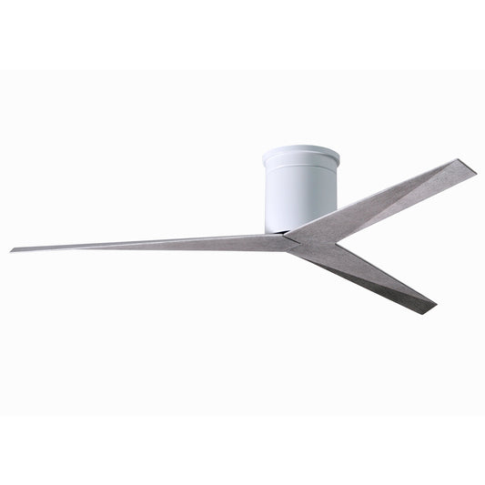 Matthews Fan Company Atlas Eliza-H 56" Gloss White Ceiling Fan With ABS Blade In Barn Wood Finish