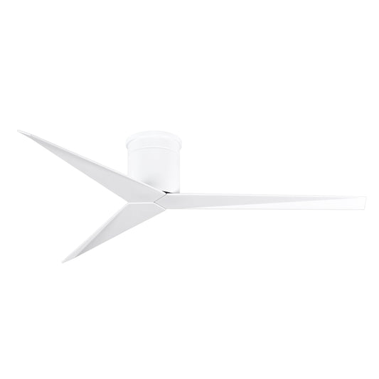 Matthews Fan Company Atlas Eliza-H 56" Gloss White Ceiling Fan With ABS Blade In Gloss White Finish