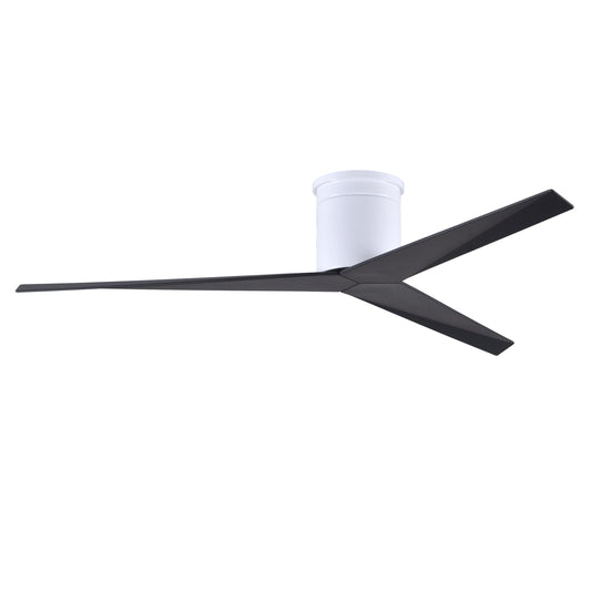 Matthews Fan Company Atlas Eliza-H 56" Gloss White Ceiling Fan With ABS Blade In Matte Black Finish