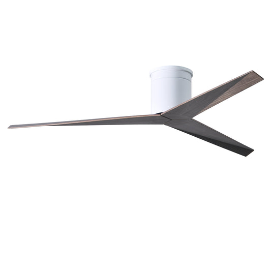 Matthews Fan Company Atlas Eliza-H 56" Gloss White Ceiling Fan With ABS Blade In Old Oak Tone Finish