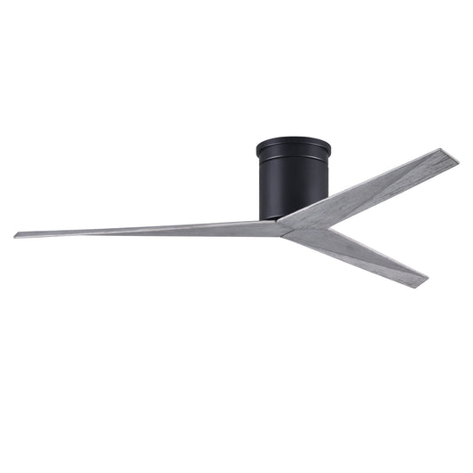 Matthews Fan Company Atlas Eliza-H 56" Matte Black Ceiling Fan With ABS Blade In Barn Wood Finish