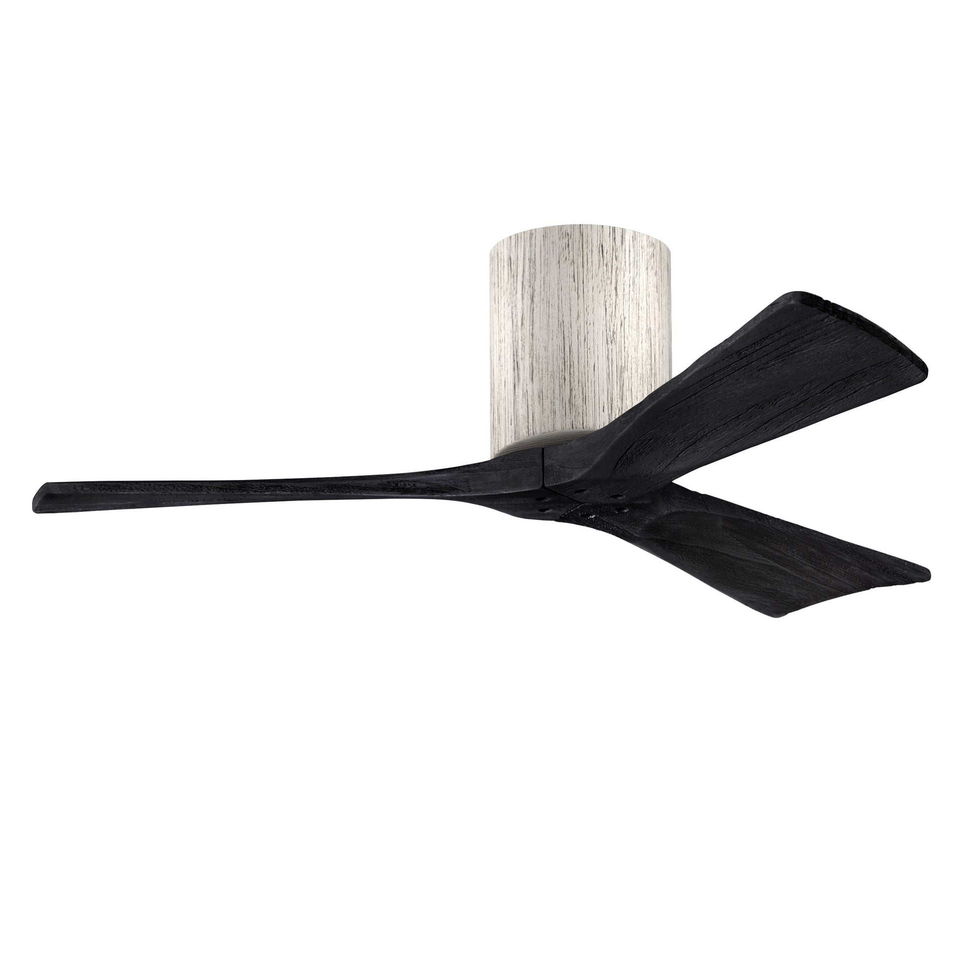 Matthews Fan Company Atlas Irene-3H 42" Barnwood Ceiling Fan With Solid Wood Blade In Matte Black Finish