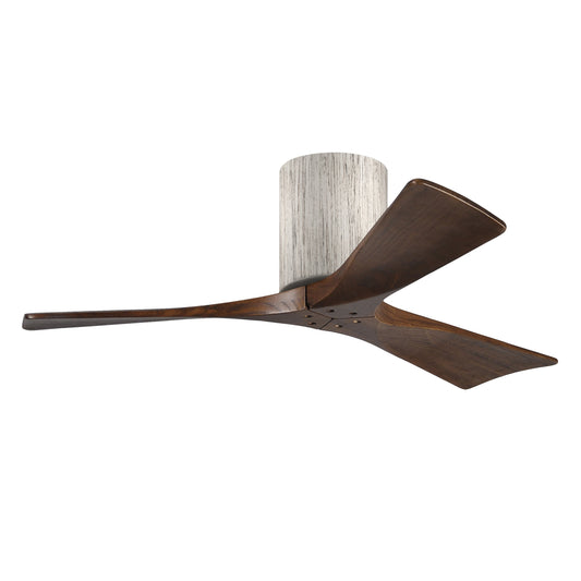 Matthews Fan Company Atlas Irene-3H 42" Barnwood Ceiling Fan With Solid Wood Blade In Walnut Finish